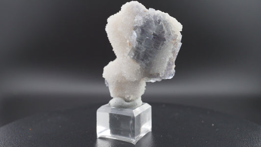 Fluorite sur quartz