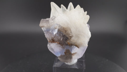 Fluorite Bleue avec Calcite – 104 g – Pakistan